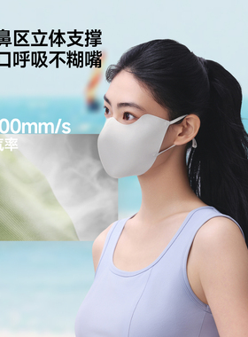 蕉下轻凉防晒口罩轻肤凉感