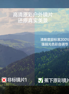 蕉下可适配近视眼镜墨镜