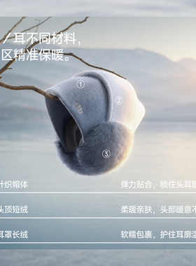 蕉下一体式暖头护耳帽