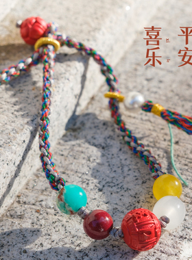 高含量朱砂手串金田池