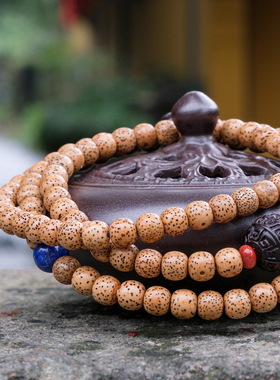 灵隐金田池天然星月菩提平安手串