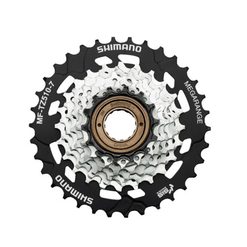 SHIMANO禧玛诺TZ20 TZ21 TZ500TZ510自行车旋式飞轮6速7速14-34T - 图3