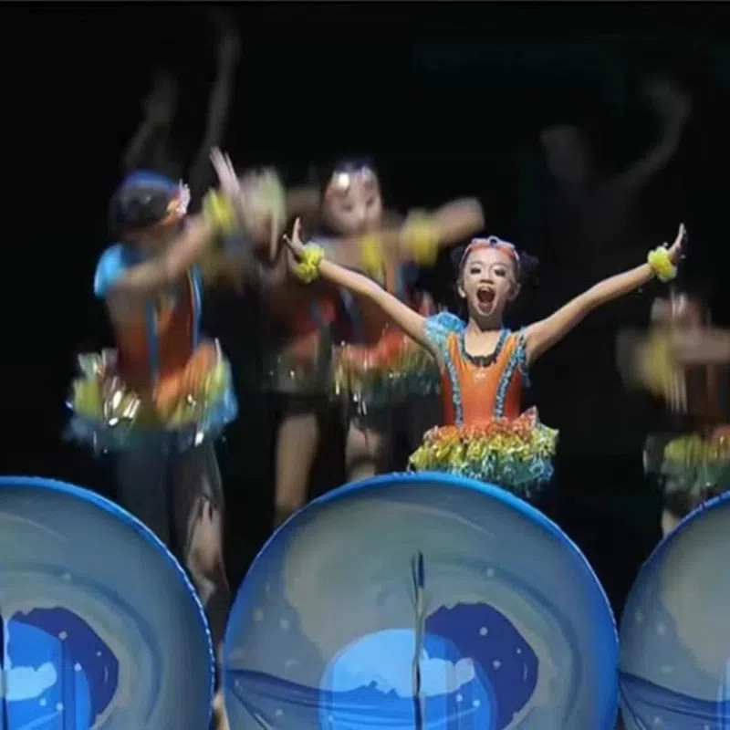 大海我们来了演出服女童蓬蓬裙纱裙儿童大海来啦游泳圈舞蹈道具,淘宝优惠券,粉丝福利购,淘宝优惠卷