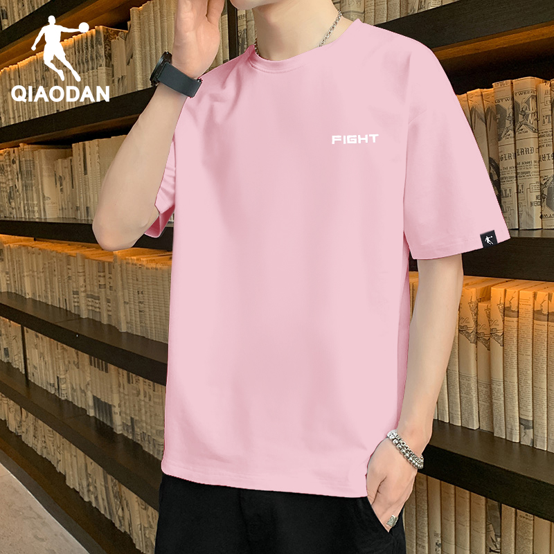 乔丹短袖t恤男官方旗舰店2026夏季新款宽松体恤圆领白色运动半袖,淘宝优惠券,粉丝福利购,淘宝优惠卷