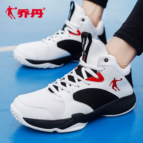 乔丹 Зимняя баскетбольная обувь, спортивная обувь, высокие демисезонные амортизирующие сапоги