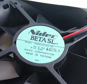 NIDEC D08T-24PU/TS4/TS9/TS1 D08A-24TU/TS2 24V 变频器散热风扇 - 图0