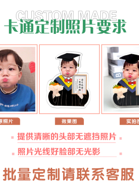 自动摇头桌面装饰摆件定制头像