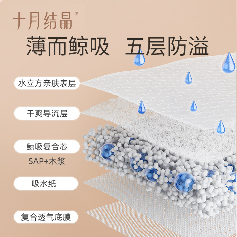 十月结晶防溢乳垫秋冬一次性哺乳期防漏隔奶垫乳贴溢乳垫产后超薄,淘宝优惠券,粉丝福利购,淘宝优惠卷