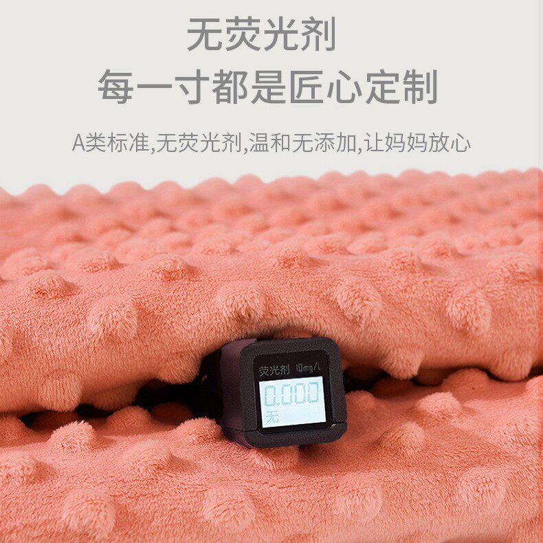 春秋宝宝防惊跳豆豆绒安抚冬睡袋 茵秀丽睡袋/防踢被