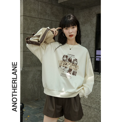 Осенняя тонкая ретро толстовка, сексуальный лонгслив, 2023, оверсайз