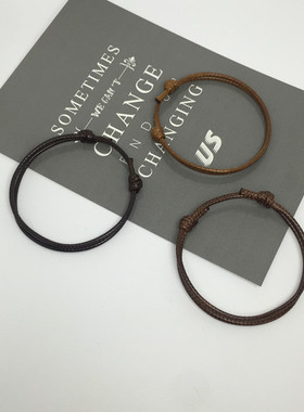 百搭可调节本命年红绳