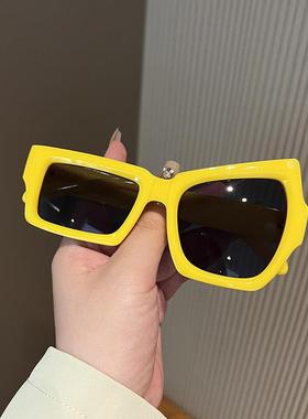 搞怪不规则太阳眼镜女痞幼同款欧美时尚凹造型墨镜遮阳男