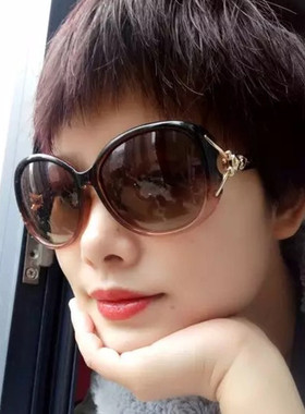 墨镜圆脸近视女司机0-800度成品