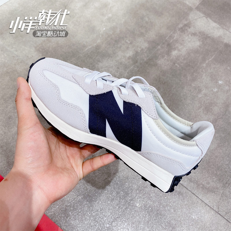 New Balance 现货NB327系列海盐低帮休闲运动跑步鞋女鞋 GS327FE - 图1