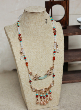 韶华记玛瑙翡翠战国袍璎珞复原