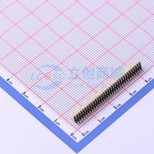 排针 X1321WVS-2x33J-C40D53 SMD,P=1.27mm 2x33P 方针 原装正品 - 图0