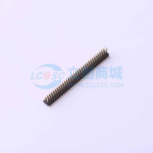 排针 X1321WVS-2x33J-C40D53 SMD,P=1.27mm 2x33P 方针 原装正品 - 图1