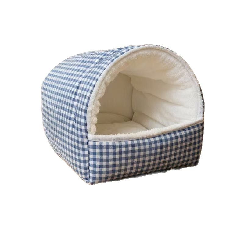 宠物封闭窝猫咪躲猫猫窝可折叠洗狗窝狗日用品加厚保暖猫别墅棉窝,淘宝优惠券,粉丝福利购,淘宝优惠卷