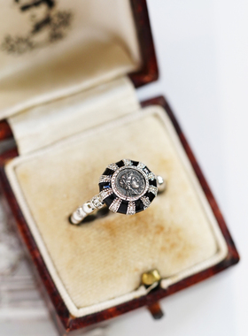 喻棠italks|太阳神|925银镀金意大利工艺珐琅复刻古币戒指