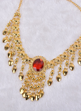 印度舞肚皮舞民族风单钻项链