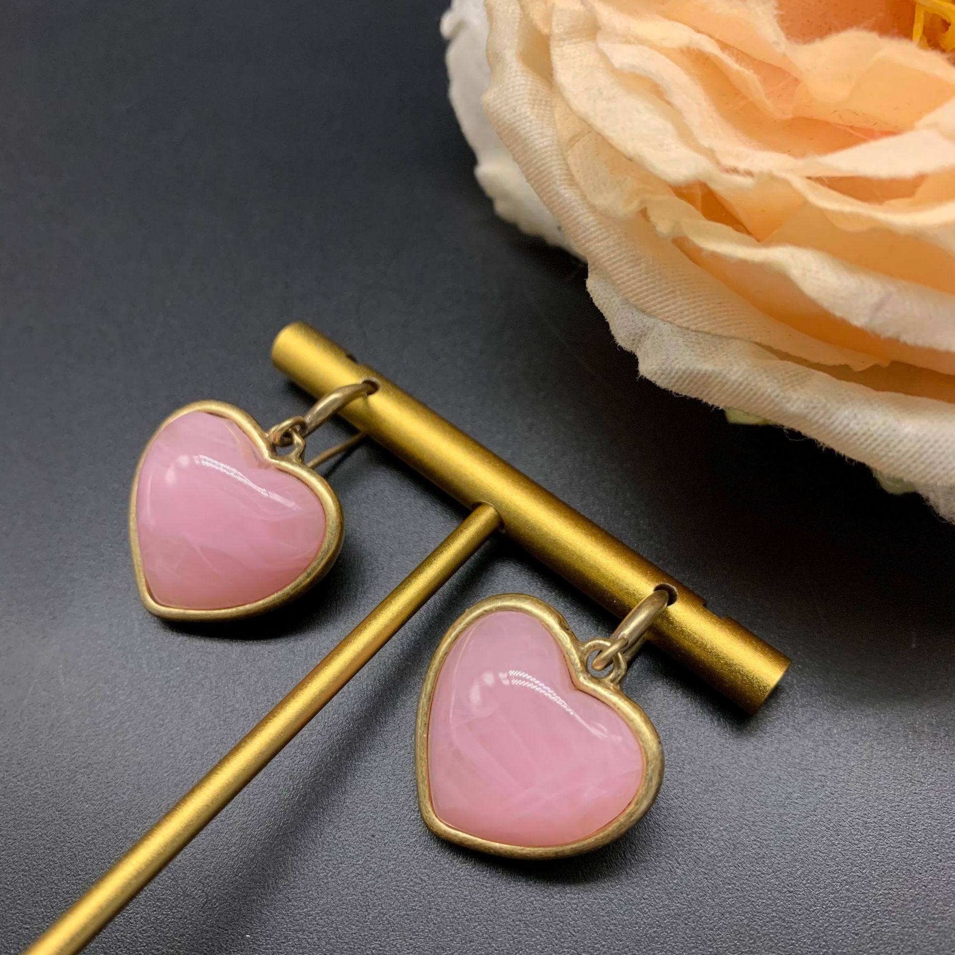 新款个性小众中古 【爱心桃桃】复古风简单大方气质流行款耳饰耳,淘宝优惠券,粉丝福利购,淘宝优惠卷