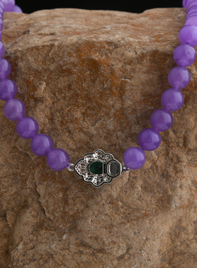 新款个性小众波西米亚天然石女士