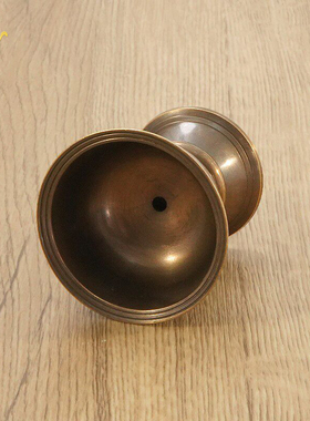 藏式复古铜制加厚酥油灯座