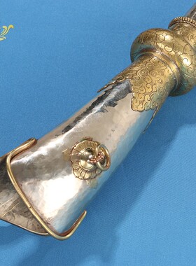铜法号藏传法器藏式吹鼓喇叭