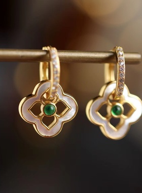 南宫女925纯银套装耳饰项链