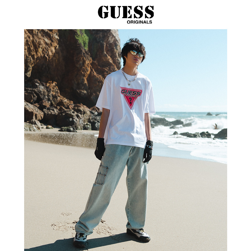 GUESS Originals x 88rising胶囊系列男短袖T恤-M3PI81K2Q40 - 图1