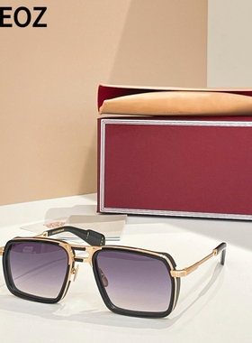 jmm GF-B复古质感金属飞行员式太阳眼镜男女款个性中大脸大框墨镜