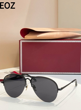 jmm AMELIA复古质感金属框飞行员式太阳眼镜男女款个性墨镜