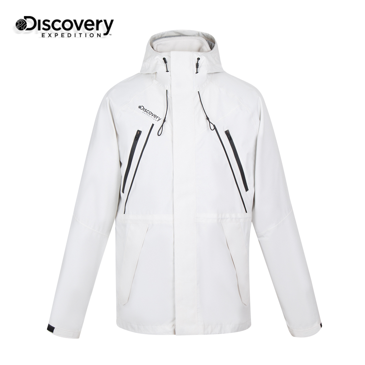 Discovery探索頻道 2020秋冬戶外新品男式三合一套絨沖鋒衣可拆卸_discoveryexpedition旗艦_戶外_登山_野營_旅行用品