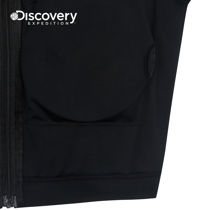 Discovery探索冲浪浮潜分体式泳装短款游泳长袖上衣女 - 图3