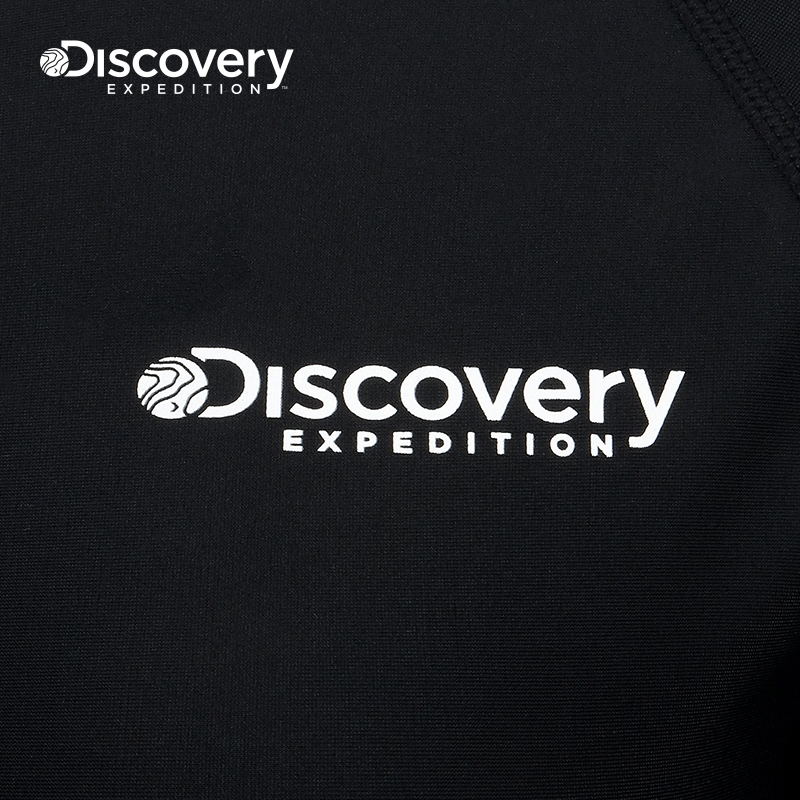 Discovery探索冲浪浮潜分体式泳装短款游泳长袖上衣女 - 图2