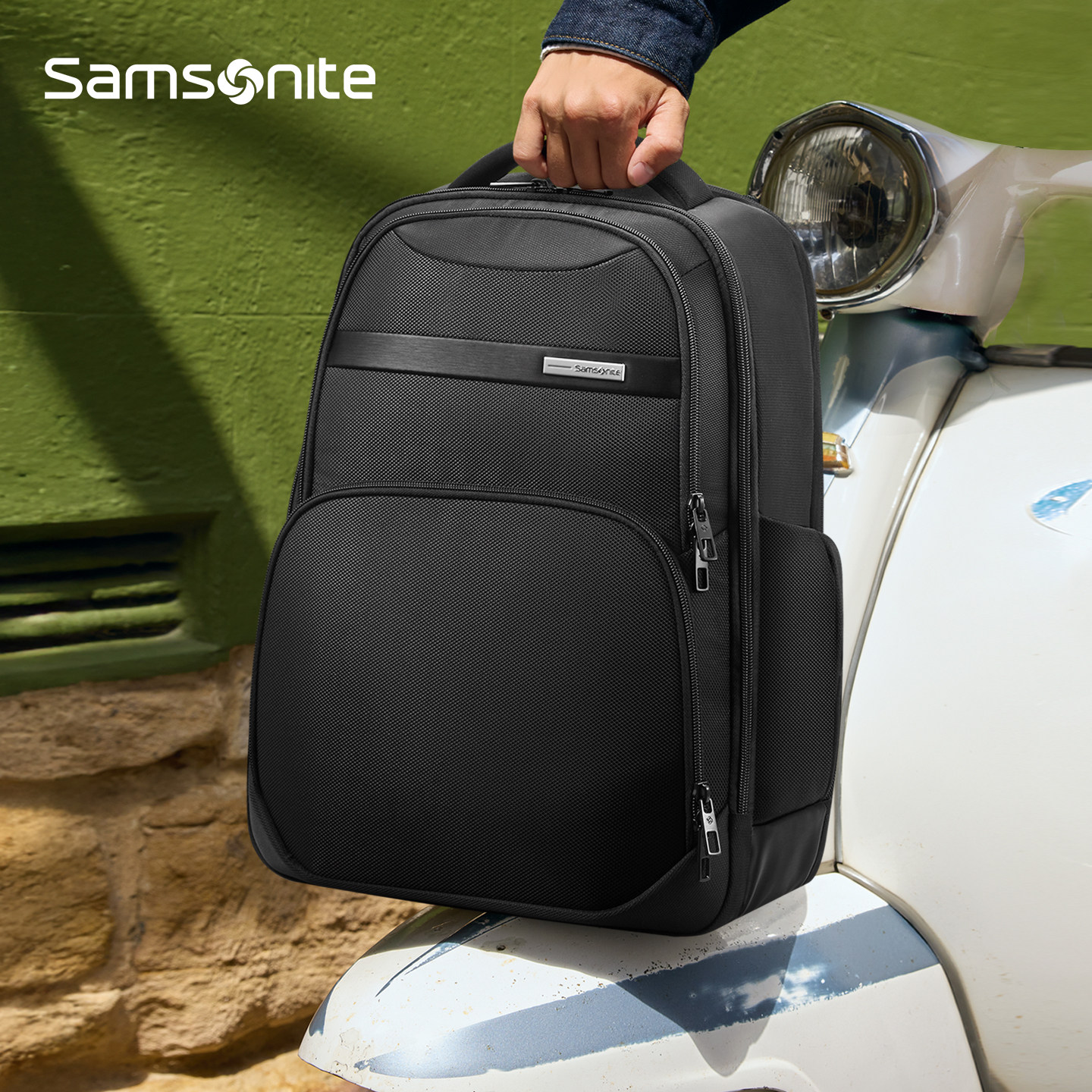 Samsonite新秀丽双肩包男女商务通勤包15.6寸电脑包大容量背包NU0,淘宝优惠券,粉丝福利购,淘宝优惠卷