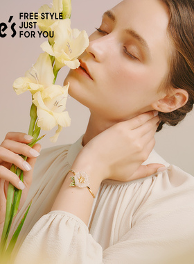 she’s小众玫瑰花朵手链