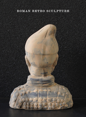 北欧陶土兵马俑装饰摆件