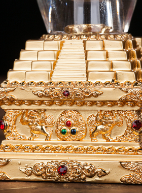 家用小号如来八塔一套8尊佛塔舍利塔菩提塔摆件嘎乌瓶装藏甘露丸