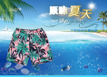 2019 Xunlang beach pants ຜູ້ຊາຍວ່າງໄວ-ແຫ້ງໄວ boxer ນ້ໍາຮ້ອນລໍາຕົ້ນລອຍນ້ໍາຫ້າຈຸດຄູ່ນ່ຶກາງເກງສັ້ນພັກຜ່ອນແຄມທະເລ