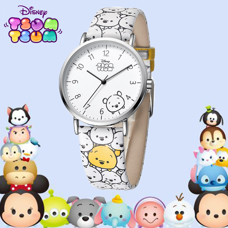 迪士尼女款学生可爱女孩小熊电子表 尚渝手表国产腕表