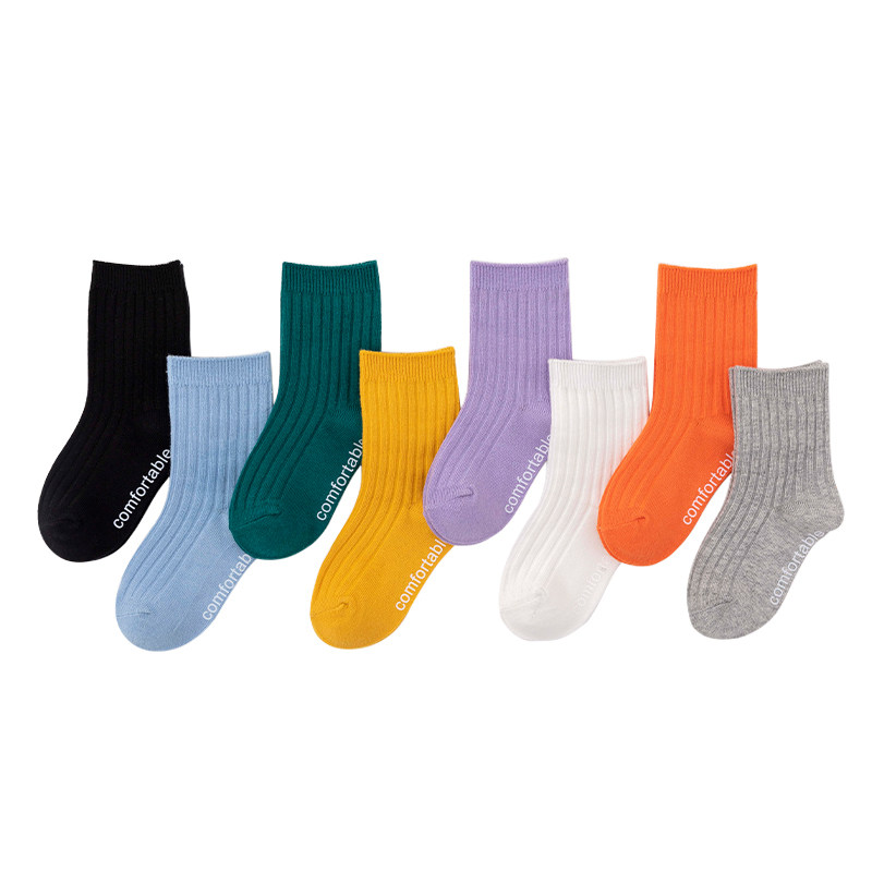 儿童纯棉袜子春秋薄款男童女童中大童宝宝中筒简约百搭夏季全棉软,淘宝优惠券,粉丝福利购,淘宝优惠卷