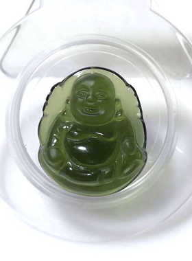 天然弥勒佛挂坠捷克陨石