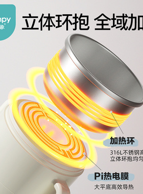 phanpy/小雅象【恒温辅食碗】婴儿加厚保温碗带盖可分体智能加热