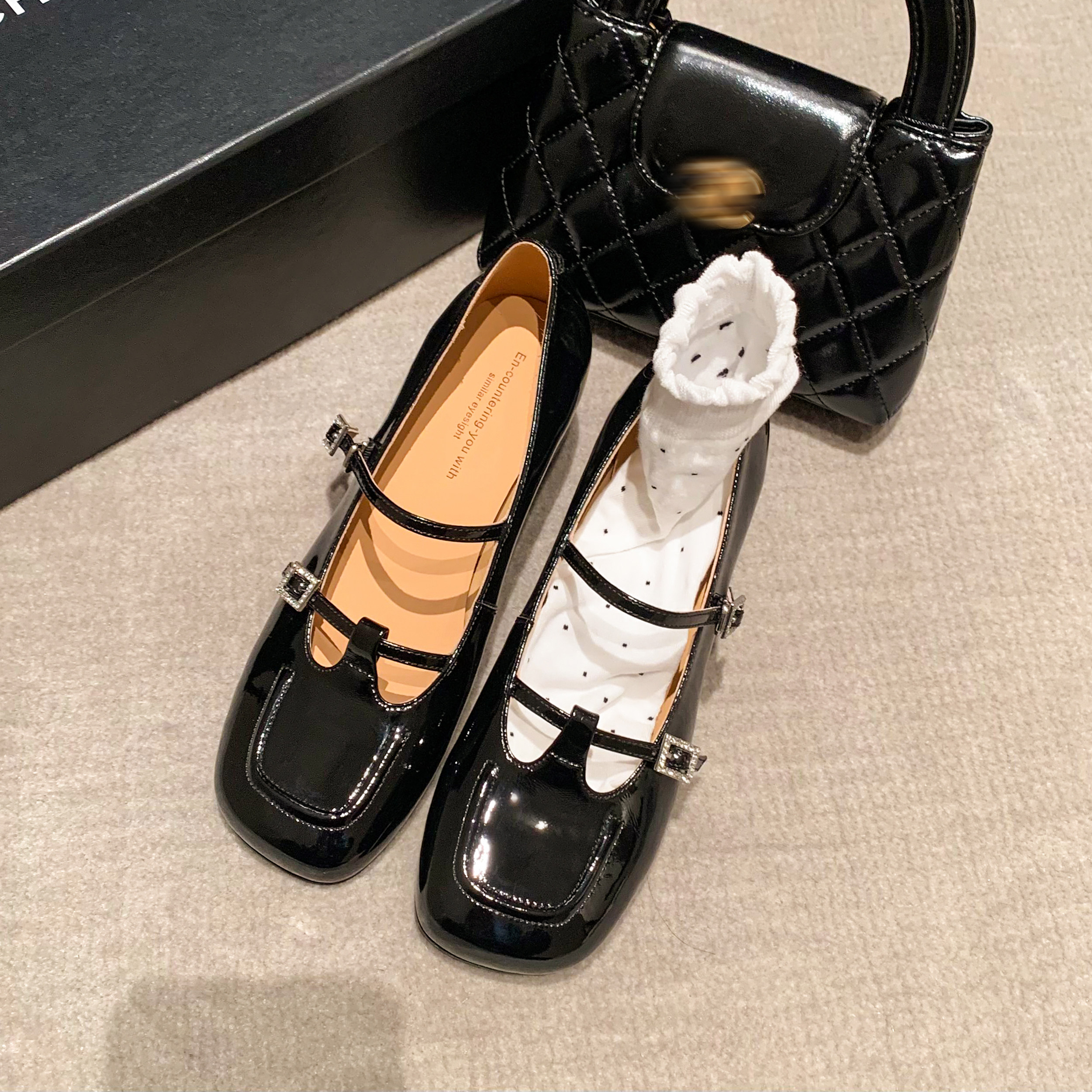 圆圆妈2026春季法式单鞋时尚甜美风粗跟一字扣气质百搭玛丽珍女鞋,淘宝优惠券,粉丝福利购,淘宝优惠卷