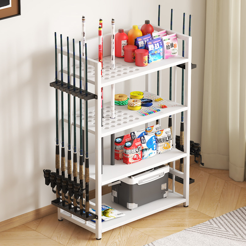 鱼竿支架鱼竿放置架展示架家用渔具收纳柜路亚竿架免打孔置物架,淘宝优惠券,粉丝福利购,淘宝优惠卷