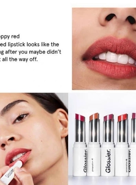 唇膏口红口红glossier
