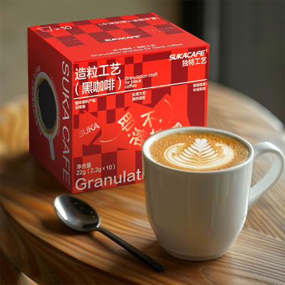 苏卡0蔗糖0脂美式速溶黑咖啡粉