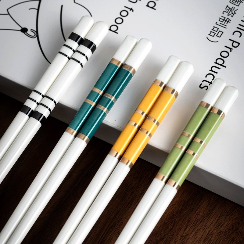 特别高级的筷子家用陶瓷耐高温不发霉个人专用精致筷子可进消毒柜,淘宝优惠券,粉丝福利购,淘宝优惠卷