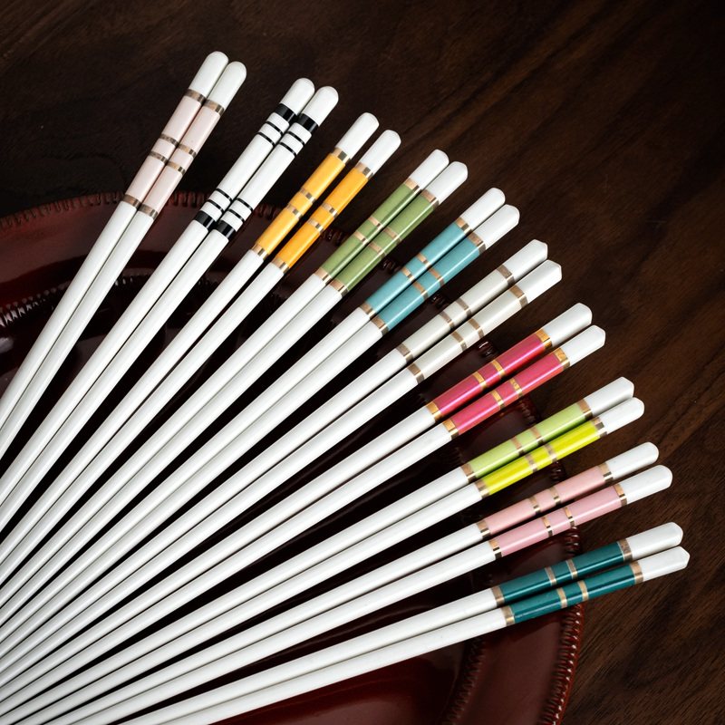 特别高级的筷子家用陶瓷耐高温不发霉个人专用精致筷子可进消毒柜,淘宝优惠券,粉丝福利购,淘宝优惠卷